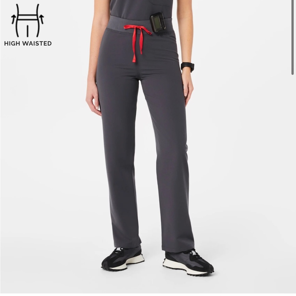 Figs Charcoal Livingston Scrub Pants